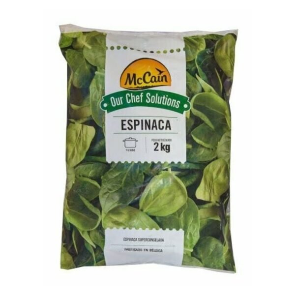 ESPINACA EN CUBOS MCCAIN  5 bolsas de 2 kg