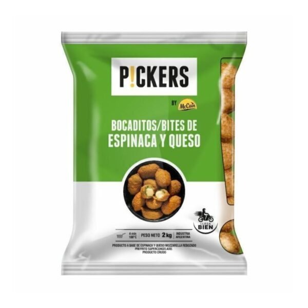 PICKERS BITE ESPINACA&QUESO MCCAIN 3 bolsas de 2 kg
