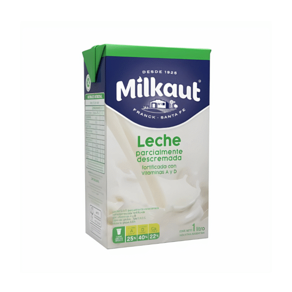LECHE MILKAUT LARGA VIDA DESCREMADA X1LT