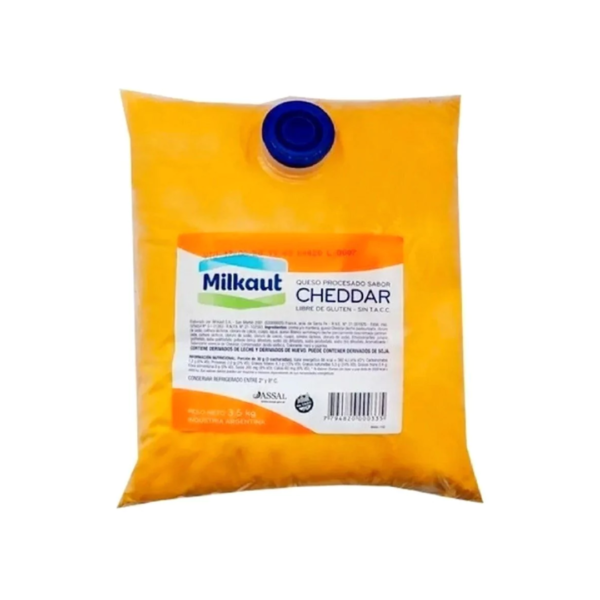 CHEDDAR PASTA 3.5KG MILKAUT