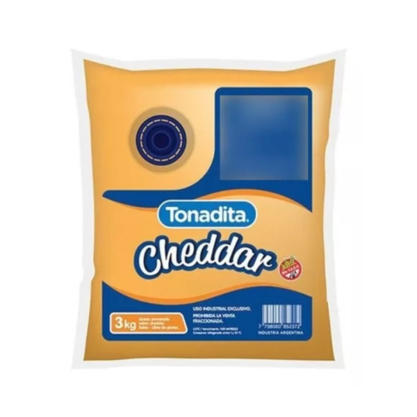 CHEDDAR PASTA 3KG TONADITA