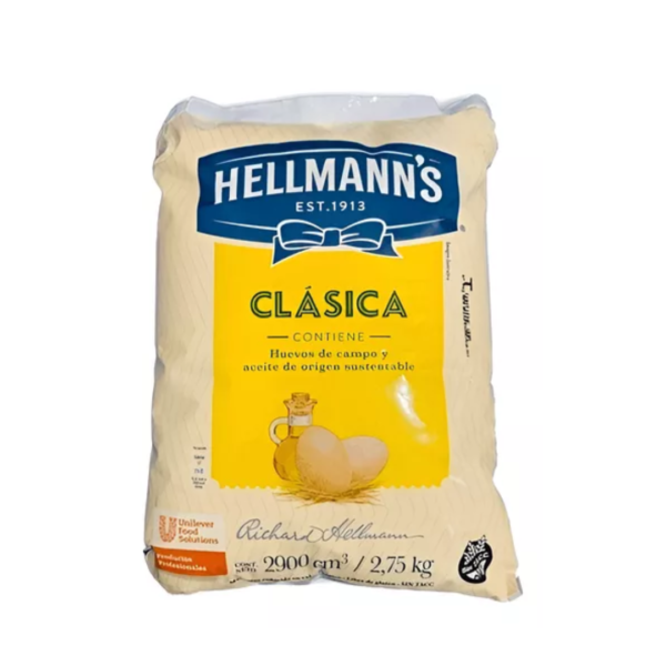 MAYONESA 3 KG HELLMANS