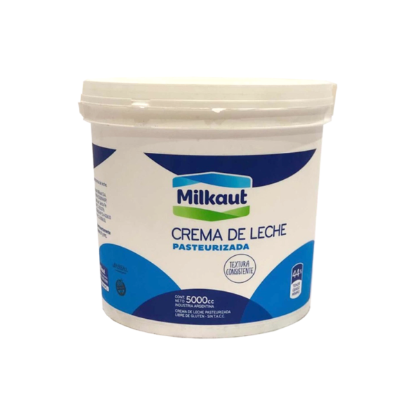 CREMA DE LECHE AL 44% X 5LTS MILKAUT
