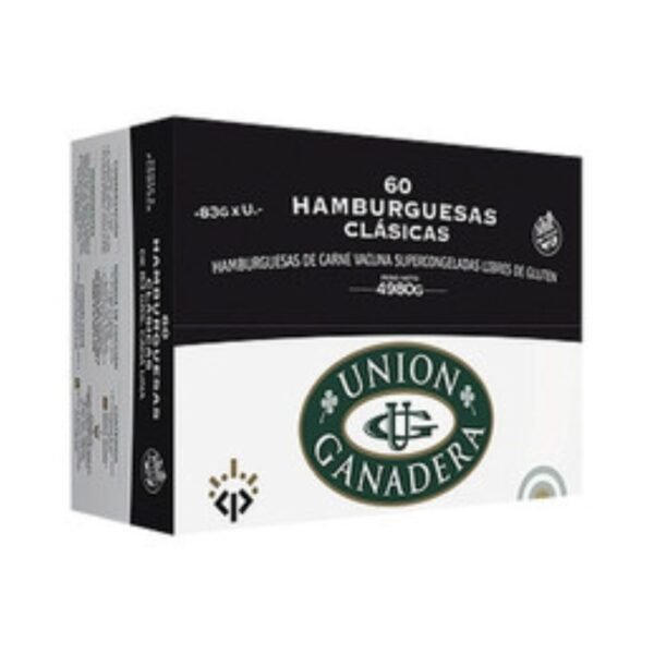 HAMBURGUESA x83gr Union Ganadera 60u